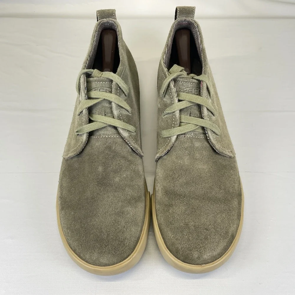 Keen Santa Cruz Shoes Mens Size 13 Olive Green Suede Lace Up Chukka Sneakers